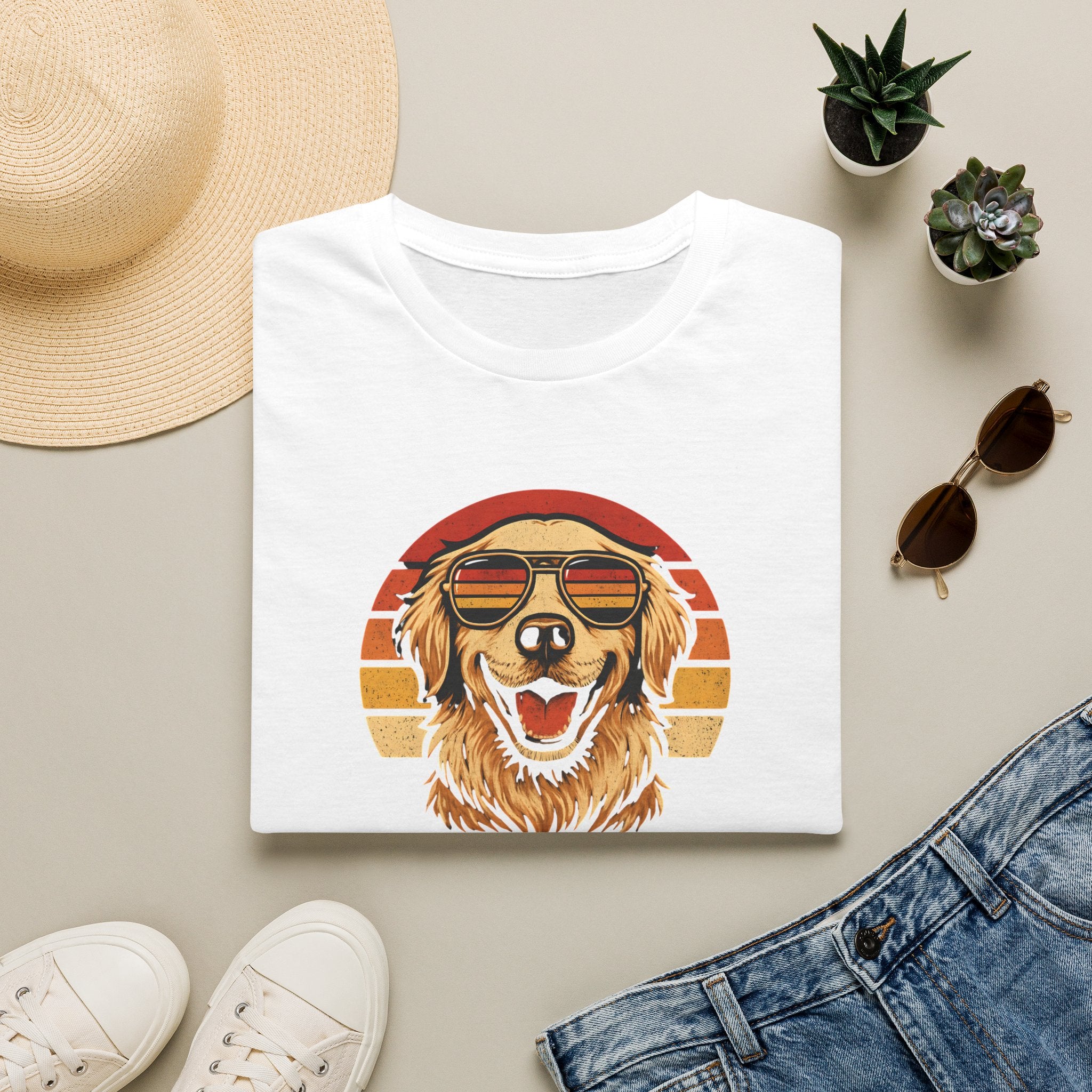 Golden Retriever Logo T-Shirt