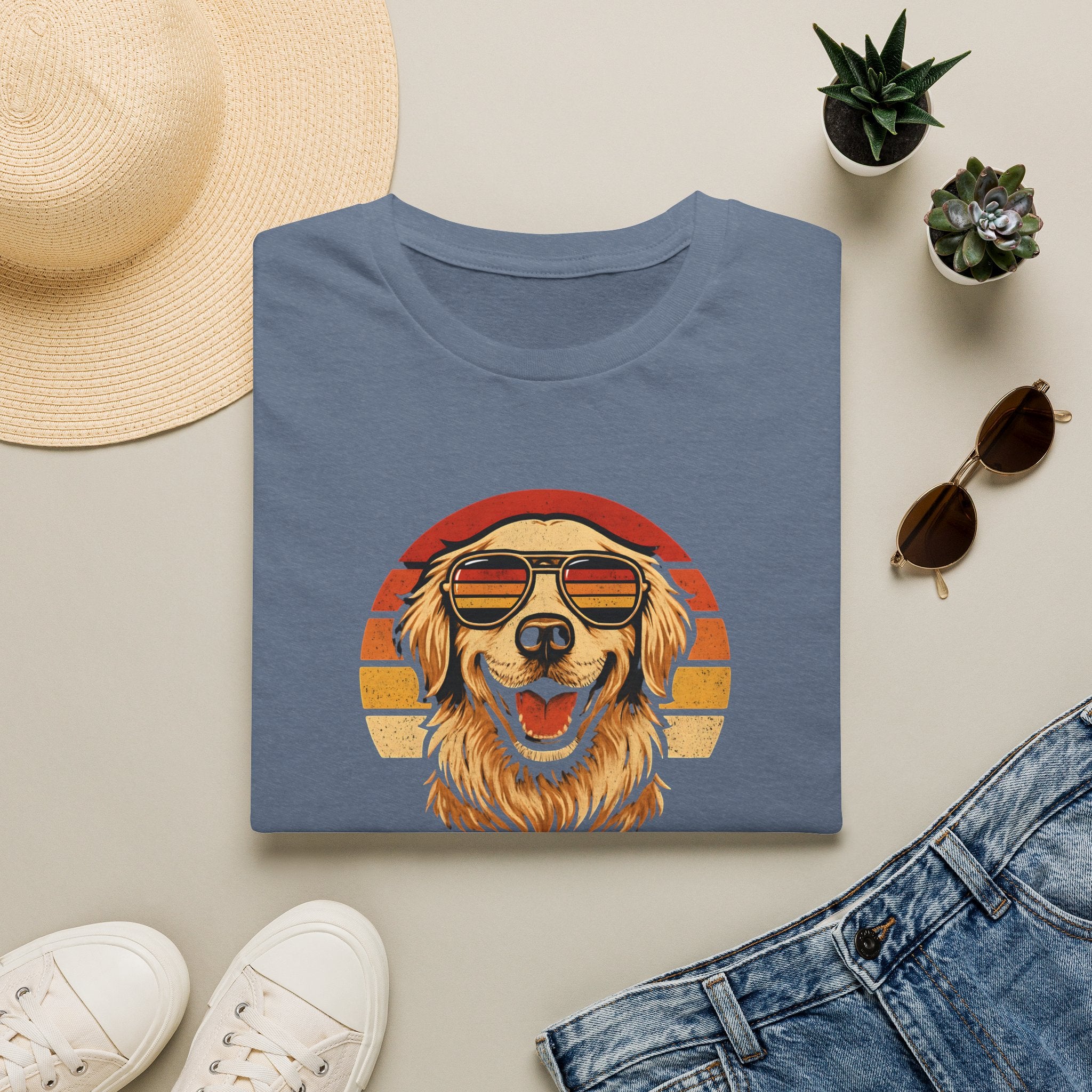 Golden Retriever Logo T-Shirt