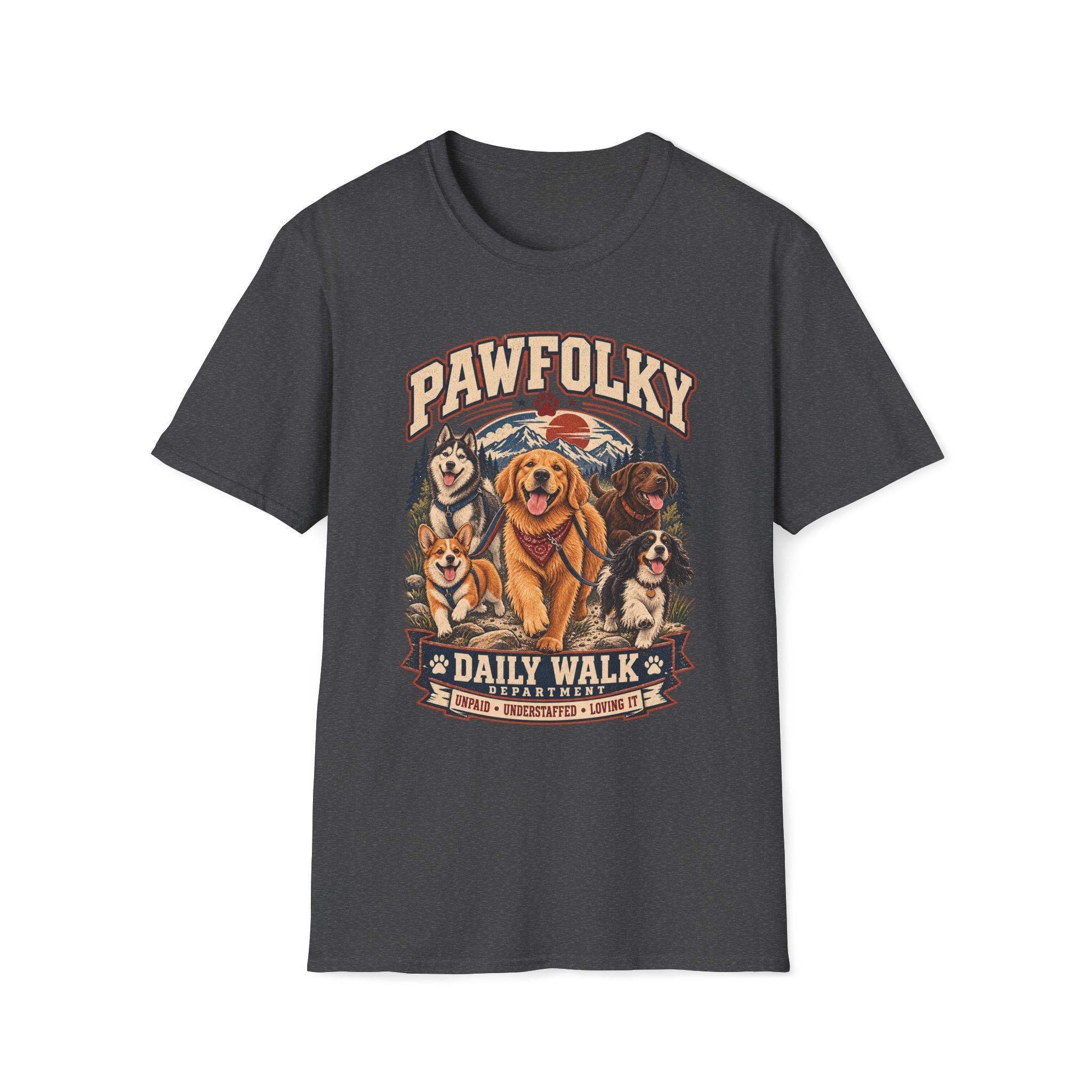 PROFESSIONAL DOG WALKER T-SHIRT