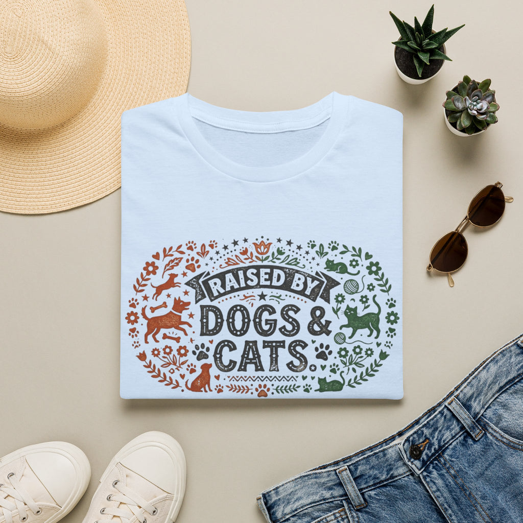 Raised by Dogs & Cats T-Shirt