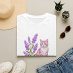 Lavender Dreams Cat Tee