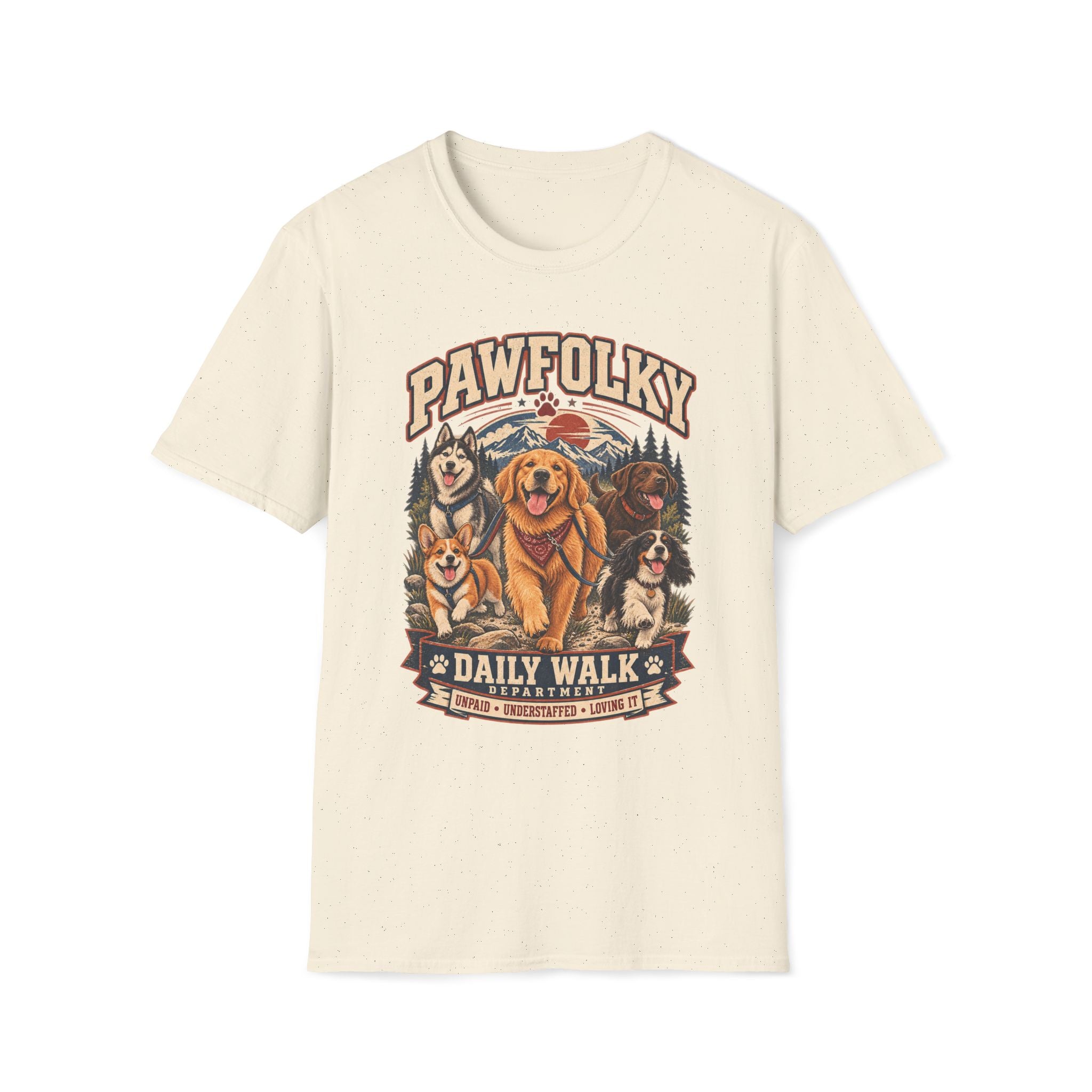 PROFESSIONAL DOG WALKER T-SHIRT
