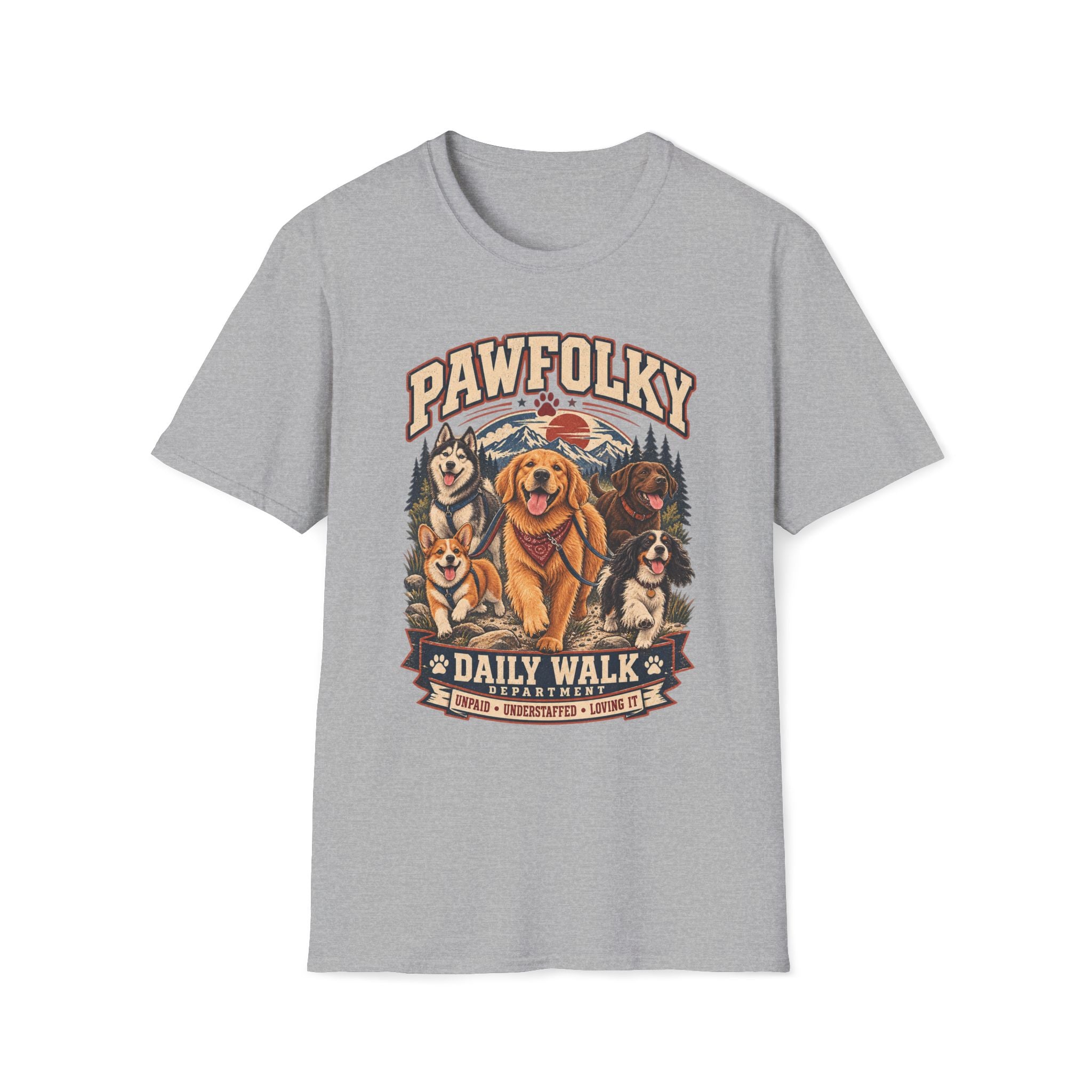 PROFESSIONAL DOG WALKER T-SHIRT
