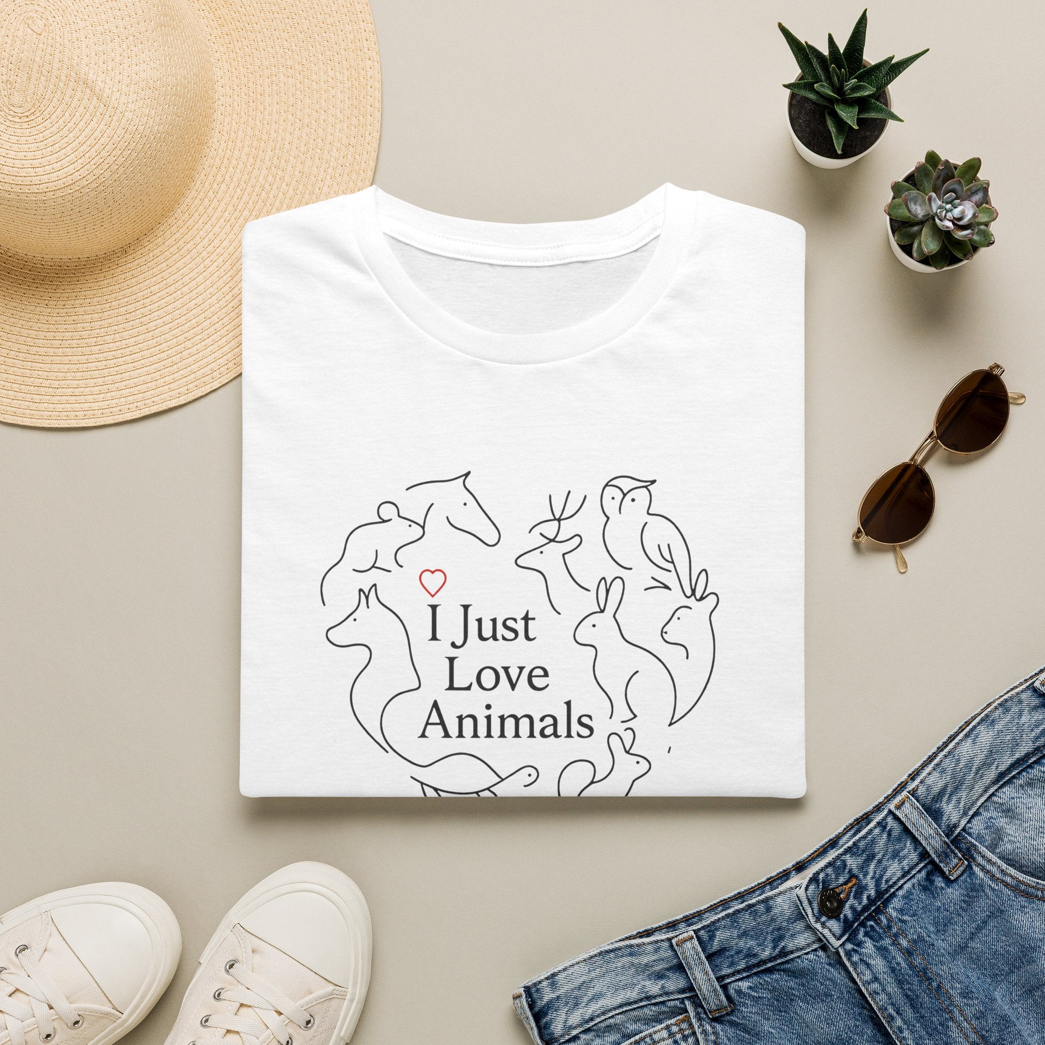 I Just Love Animals T-Shirt