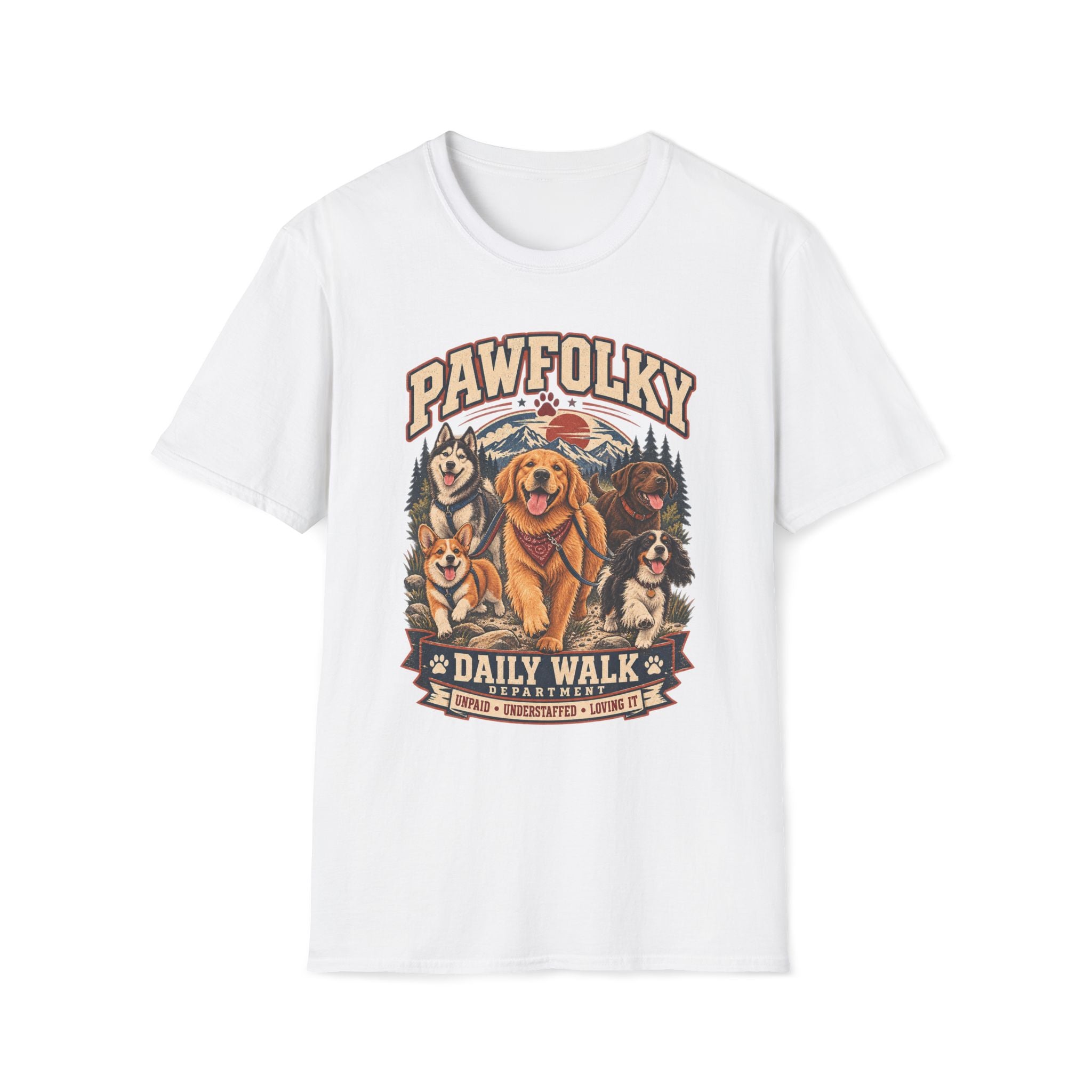 PROFESSIONAL DOG WALKER T-SHIRT