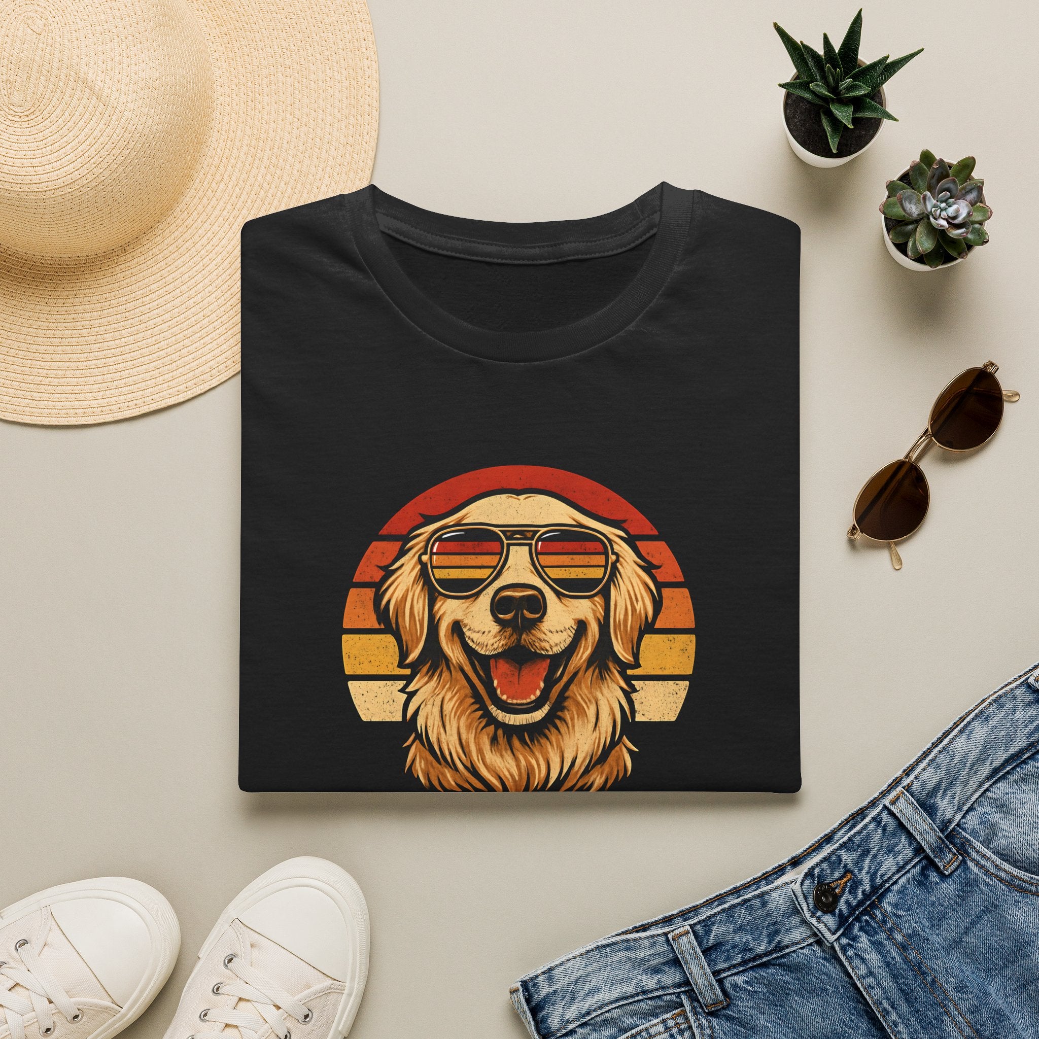 Golden Retriever Logo T-Shirt